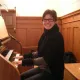 Christine Lehmann an der Orgel (Foto: Hans Ulrich Hug)